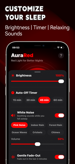 Red Light Sleep Timer Screenshot 2 of 3