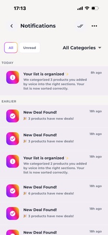 L1st: AI Grocery List, Deals screenshot