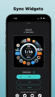 Custom Widgets by Clockology iphone bilder 3