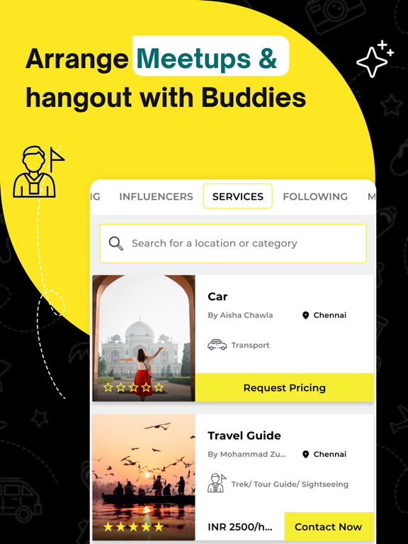 Travel Buddy Meet & Book Trips iPad screenshot 4 - Travel app