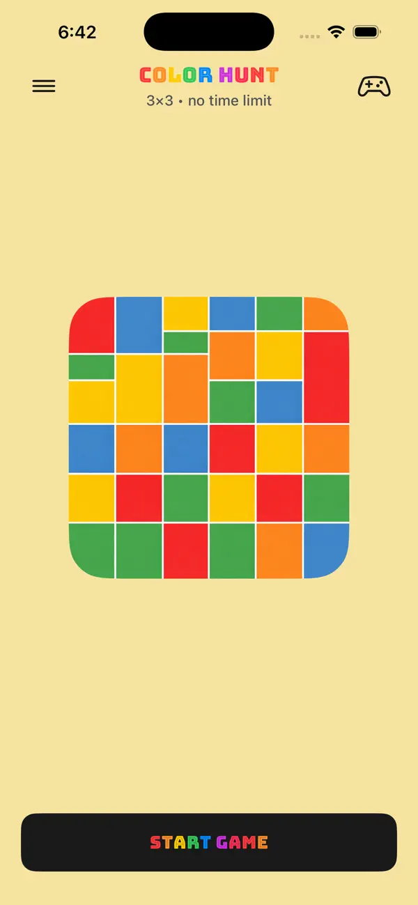 Screenshot #1 pour Color Hunt Game