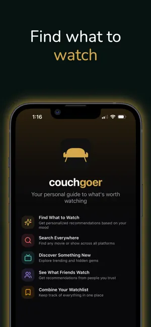 Couchgoer screenshot 1