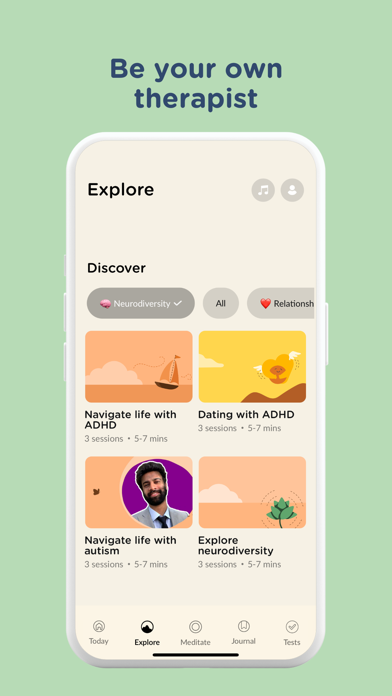 Evolve: AI Self-Care Coach Screenshot