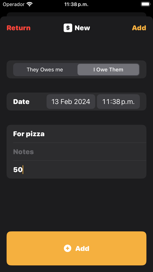 #3. debtMe (macOS) 由: Francisco Landero