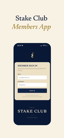The Stake Club screenshot