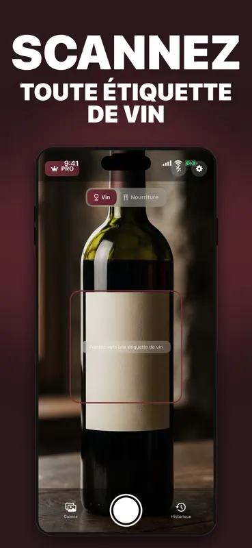 Vino AI : Accords Mets & Vins screenshot 2 of 5