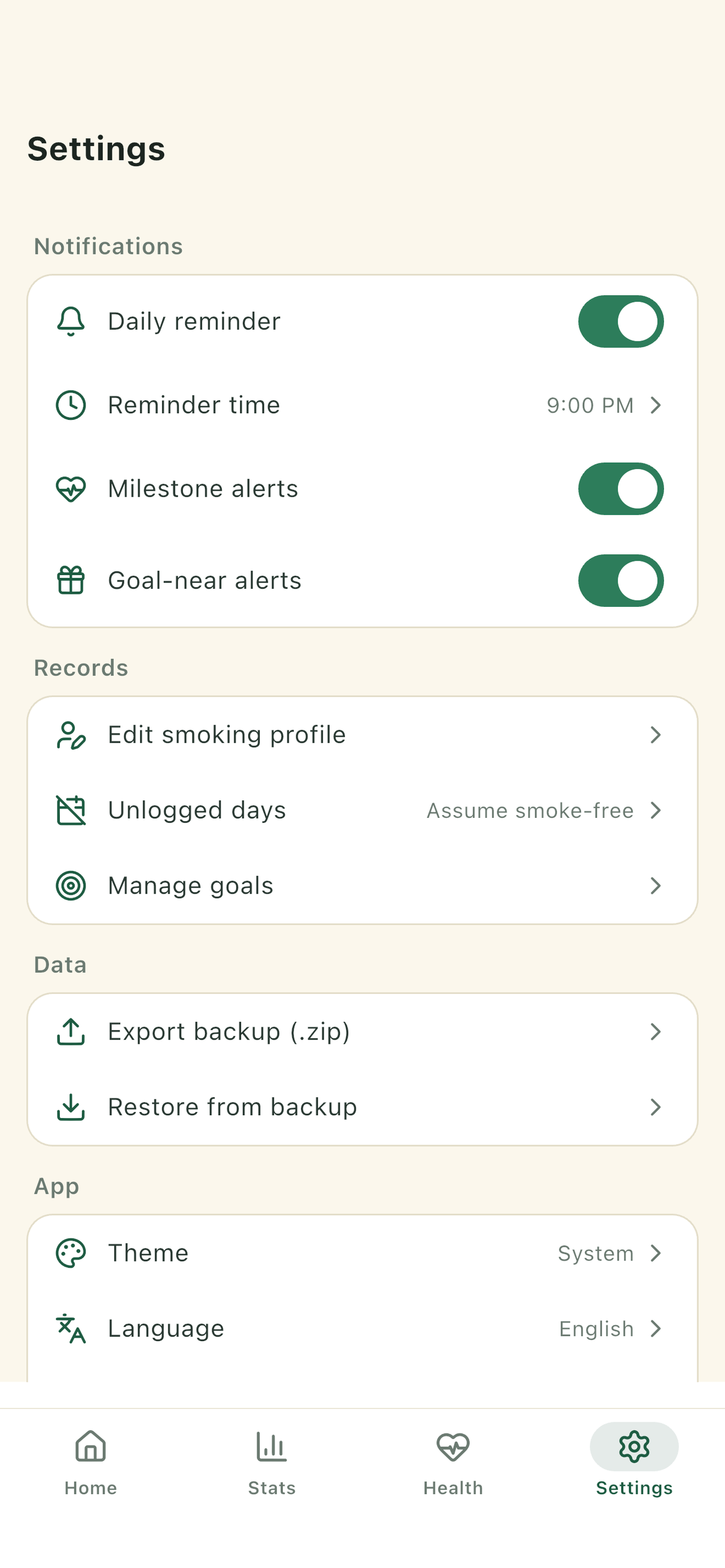 QuitSave: Quit Smoking Tracker screenshot 5