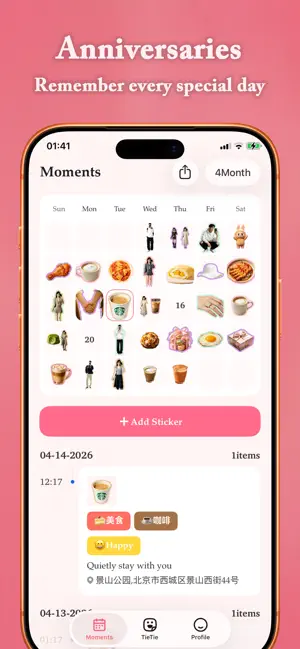 StickMe - Cute Life Tracker screenshot 1