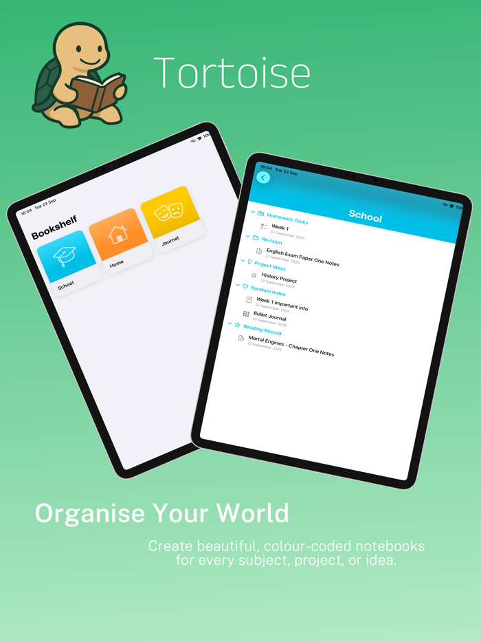 Tortoise - Journaling  Notes