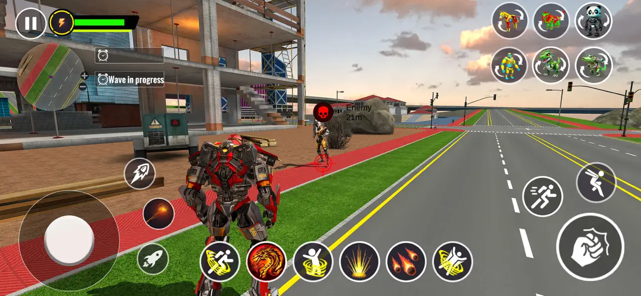 Screenshot #3 pour Guerre Mécha Animal Robot