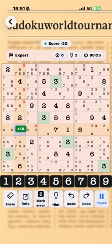 SudokuWorldTournament Screenshot 3 of 9