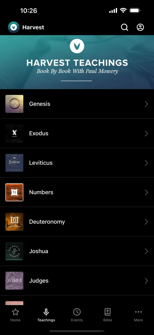 Screenshot #2 pour Harvest Fellowship App