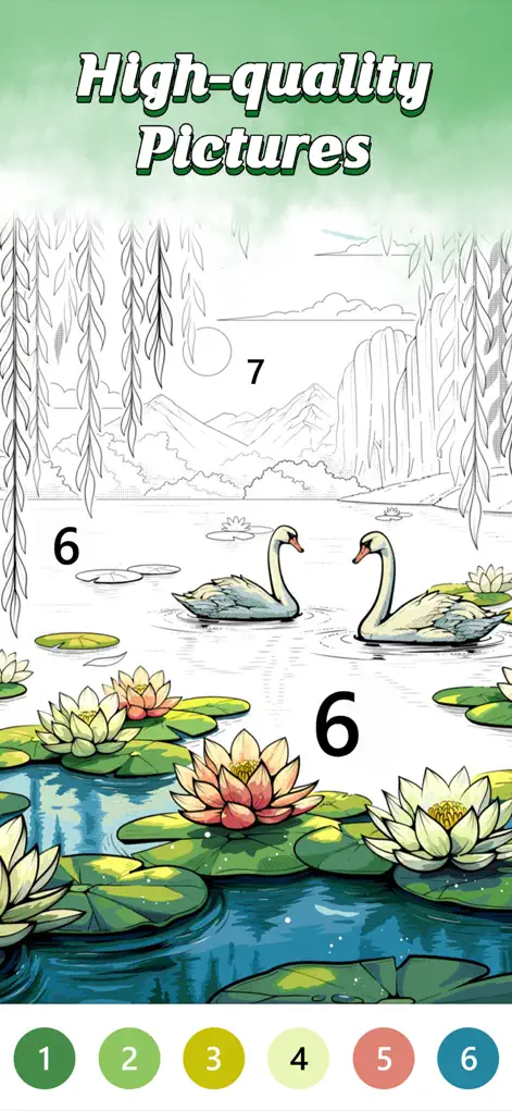Pure Color by Number Book - Games App | MWM
