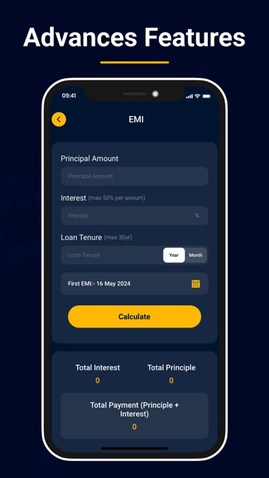 Easy EMI Loan Calculator Screenshot