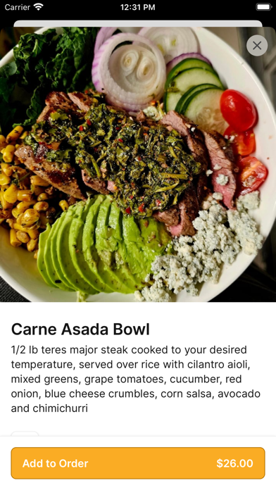 Buckets Bar & Grill app screenshot 3