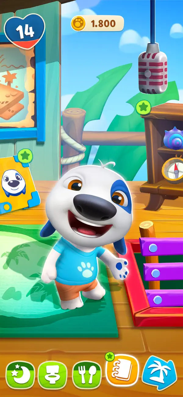 #1. My Talking Hank: Islands (iOS) 由: Outfit7 Limited