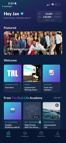 The Rich Life iPhone screenshot