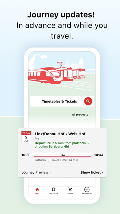 OÖVV Ticket-App Screenshot