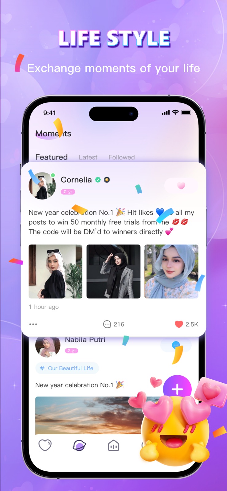HATI: NGL, Chat, Voice Party iphone screenshot 4