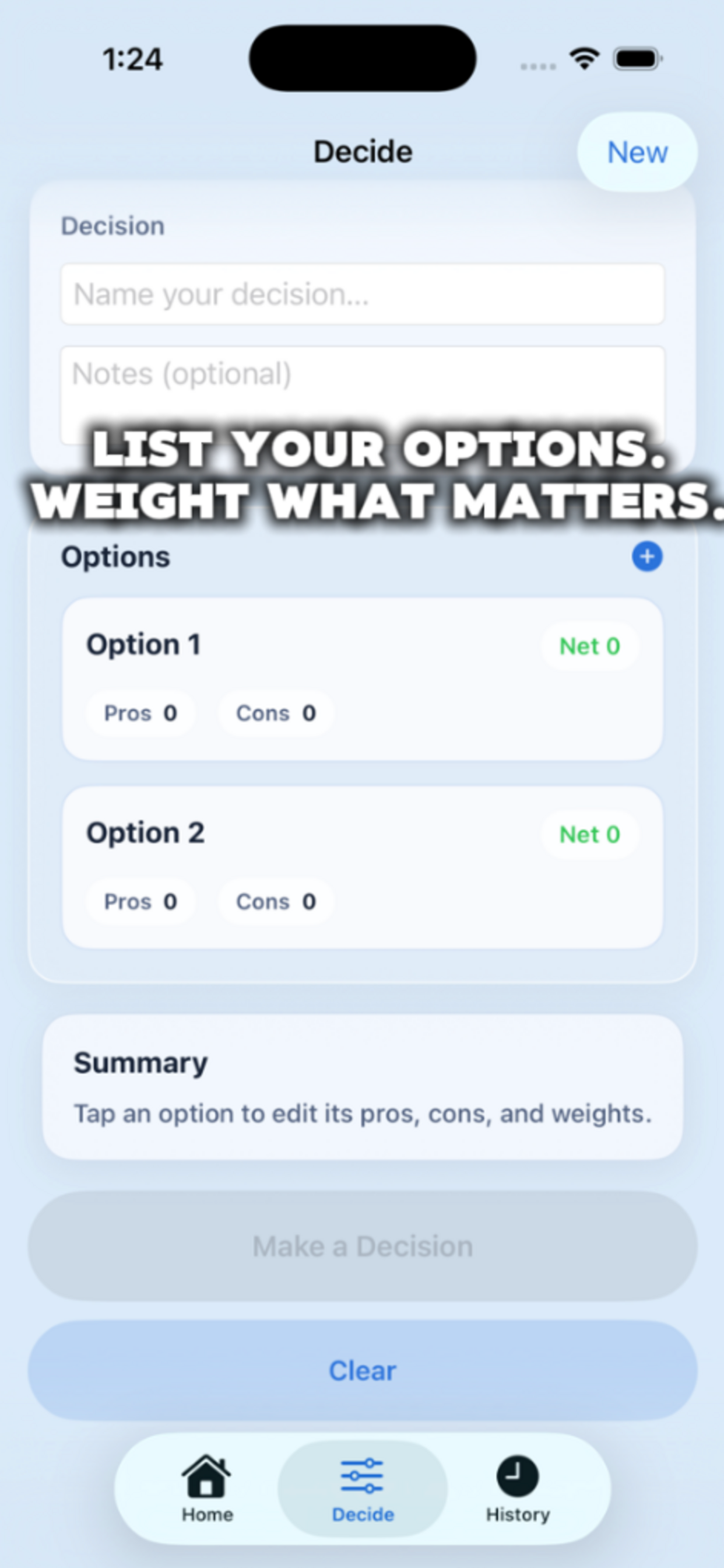Decidum screenshot 2