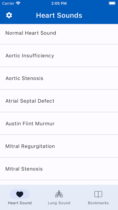 Lung Heart Sounds Screenshot