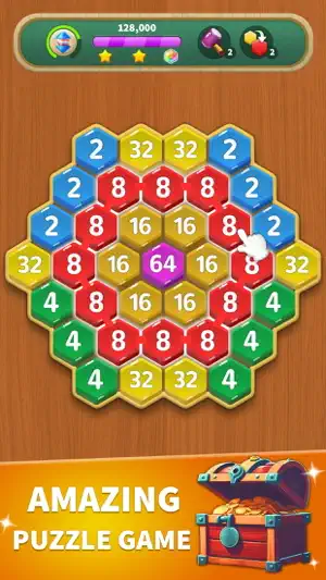 Hexa Connect Puzzle screenshot 1
