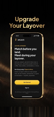 JetLatch: Airport Meetups screenshot