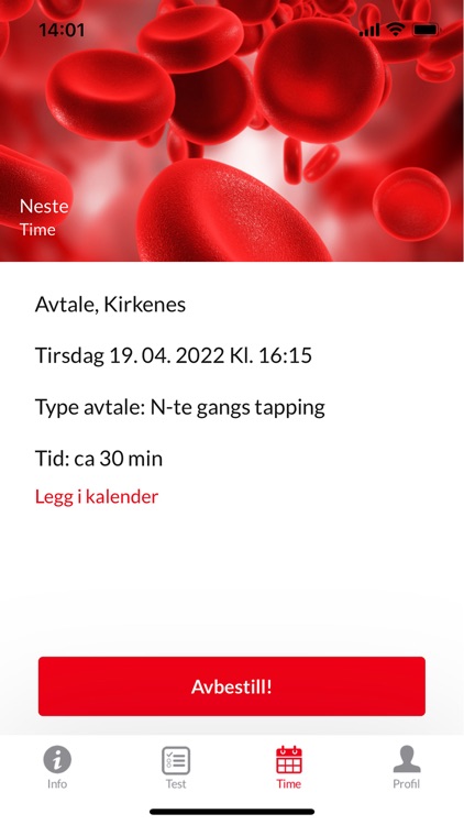 Blodgiver app screenshot-6