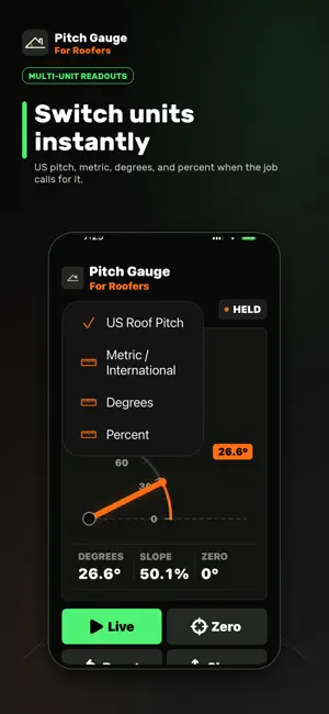 Pitch Gauge for Roofers screenshot 2