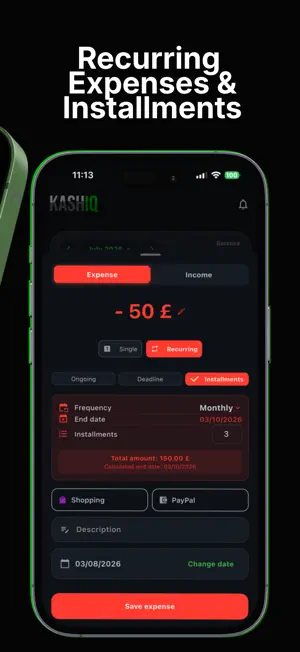 KashIQ - Expense Tracker screenshot 3