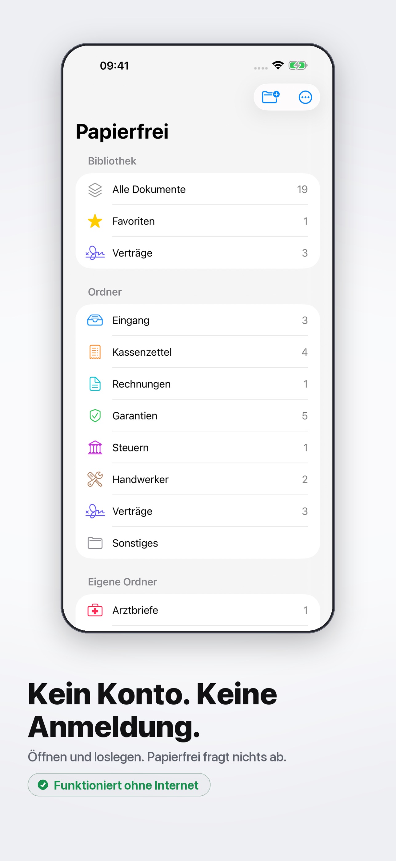 Screenshot 2 of Papierfrei