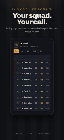 Aufstieg: Soccer Manager iPhone screenshot