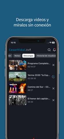 César Vidal TV iPhone screenshot 2