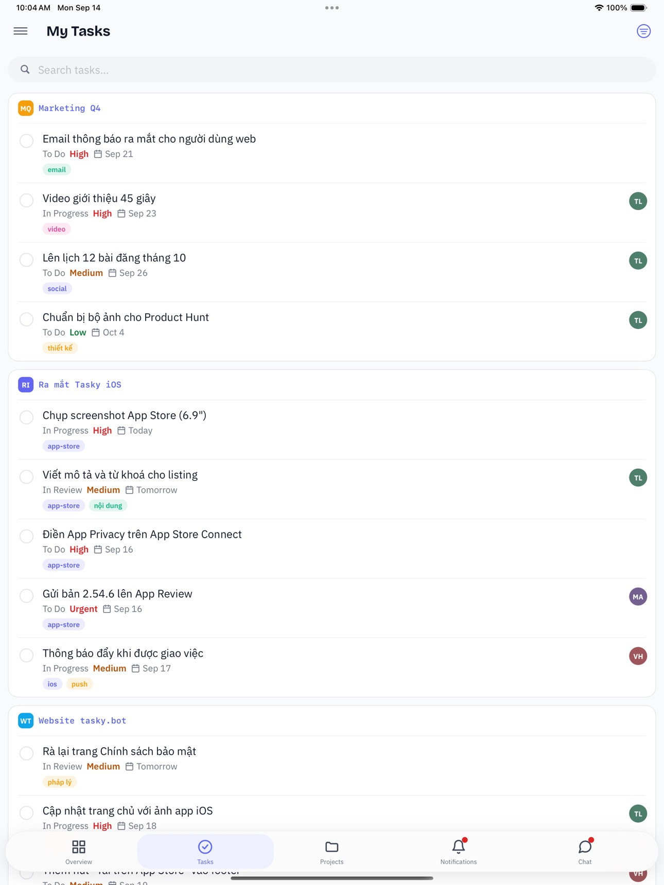 Screenshot 9 of Tasky Bot