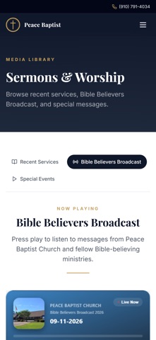 Peace Baptist screenshot 5