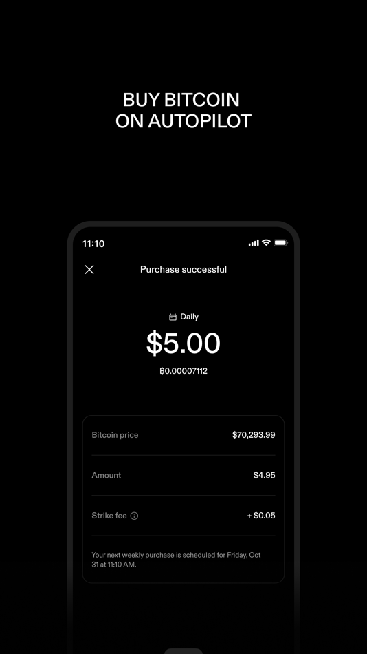 #4. STRIKE: BITCOIN (iOS) 由: Zap Solutions, Inc
