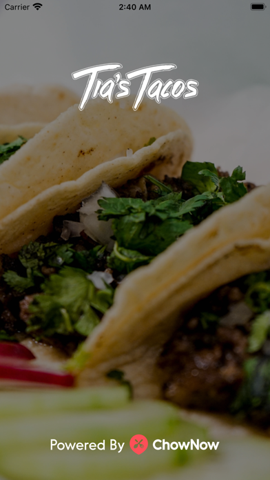Tia's Tacos iPhone screenshot 1 - Food & Drink app