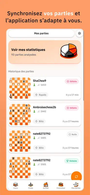 ChessFlare : Cours d'échecs screenshot 6 of 8
