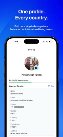 Opinings:Global Jobs Platform iPhone screenshot