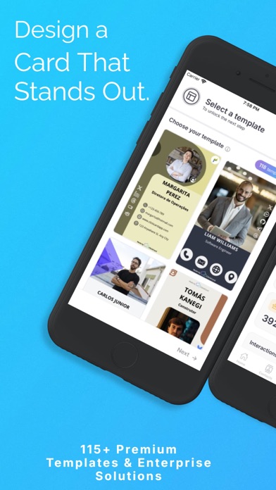 Screenshot #1 pour ClickCard - Business Card