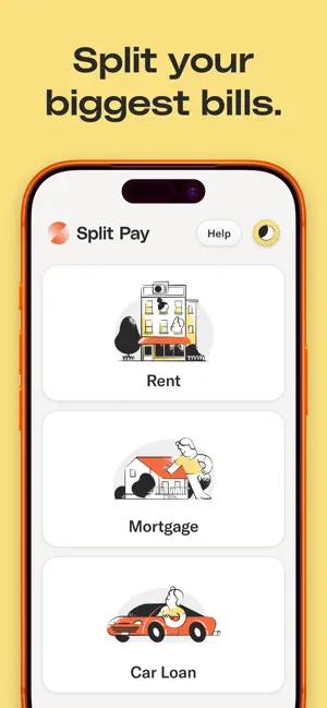 Split Pay: Split Bills in Two screenshot 1