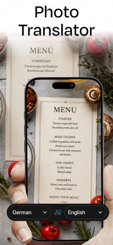 Photo Translator: Camera iPhone screenshot