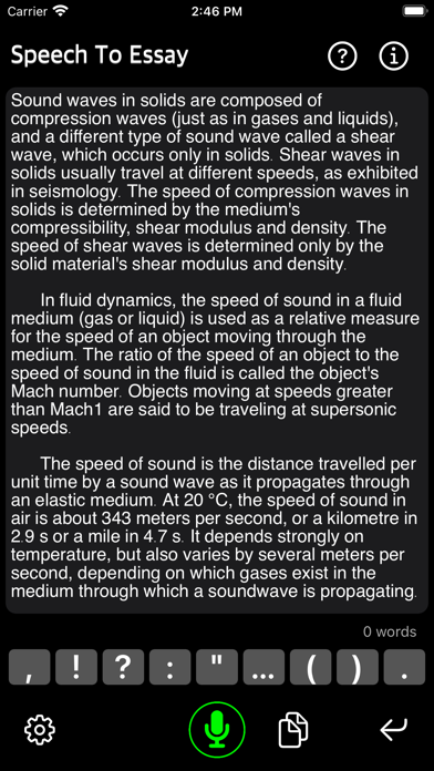 Screenshot #1 pour Speech To Essay
