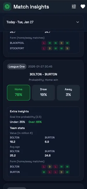 Match Insights screenshot 3