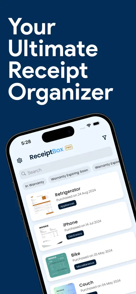 Receipt Organizer : ReceiptBox - Finance App | MWM