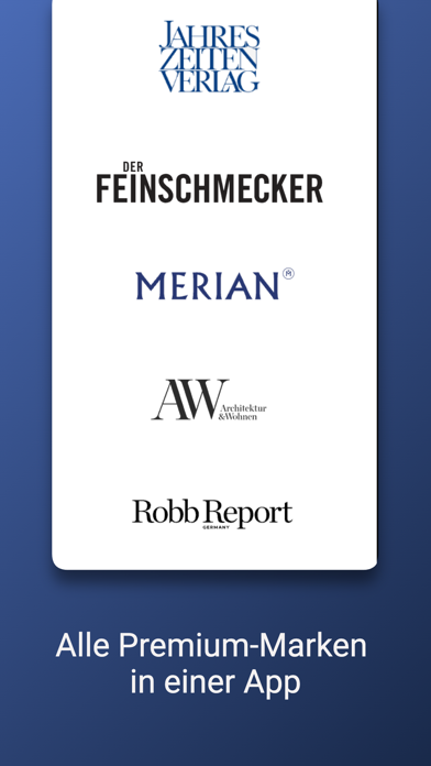 Jahreszeiten Verlag Magazine iPhone screenshot 2 - Magazines & Newspapers app