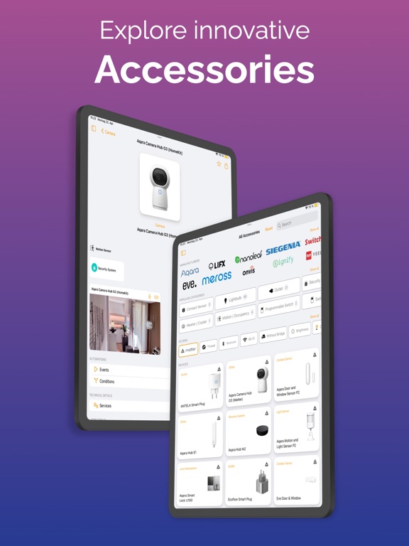 HomeDevices for HomeKit iPad screenshot 4 - Lifestyle app