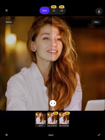 AfterShot - AI photo editor iPad screenshot