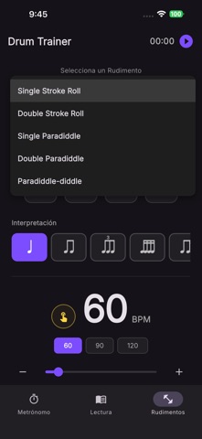 Drum Trainer iPhone screenshot