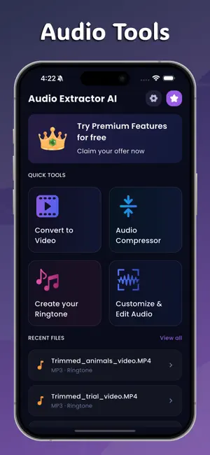 Audio Extractor AI screenshot 1